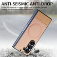 thumbnail image 3 of Decase Case for Samsung Galaxy Z Fold 7, Shockproof Magnetic Leather Phone Case,Pink, 3 of 9
