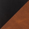 thumbnail image 6 of LumiSource Toriano Faux Leather And Wood Dining Chairs, Camel/Black, Set Of 2 Chairs, 6 of 8