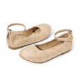 thumbnail image 4 of Bailarinas con Correa al Tobillo y Brillo Dorado para Niñas DREAM PAIRS, 4 of 5
