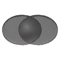 Unique Bargains 2 Pcs Universal 2.5 Inch Speaker Grills Mesh for Audio Subwoofer 65x4mm Grille without Frame Black
