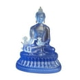 thumbnail image 2 of Figura budista azul, adorno para salpicadero de coche, artesanía elegante en miniatura de resina para dormitorio, fácil de limpiar, mano de obra fina, 2 of 9