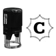 thumbnail image 1 of Printtoo R-40 Alphabet C Monogram Octagon Celtic Swirl Frame Self Inking Rubber Stamp Office Stationary, 1 of 3