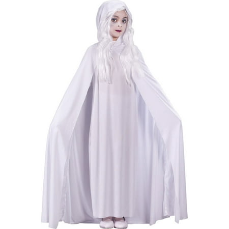 Morris Costumes Girls Gossamer Ghost Child Medium Halloween Costume, Style, FW5884MD