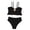 Black, variant on Teen Girls 2 Piece Swimsuit Cute Bikini Sets Fashion for 5-14 Years, Bathing Suits for Teens Tween Girls Summer Holiday Black,5-6 Years