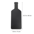 thumbnail image 4 of Wine Bottle Shaped Blackboard Recipe Board Coffee Shop Wooden Message Chalkboard, 4 of 6