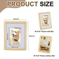 thumbnail image 2 of 7 x 9 Natural Wood Photo Frames, Wood Finish Picture Frame, Light Brown, 2 of 7