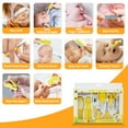 thumbnail image 7 of BUSATIA 10 in 1 Baby Healthcare and Grooming Kit,Safety Newborn Nursery Care Set, with Hair Brush Comb,Nail Clipper,Thermometer,Pacifier Clip,Nasal Aspirator for Newborn Infant Baby-Yellow, 7 of 7