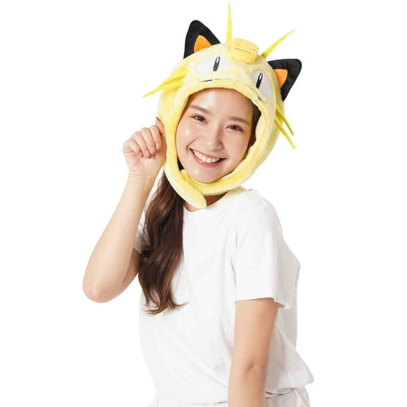 Clever Idiots Inc. Pokemon Meowth Kigurumi Costume Beanie Hat