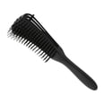 thumbnail image 4 of Cepillo de de antiestáti plástico para cabello ondulado grueso Negro shamjiam peine cepillo desenredante, 4 of 6