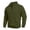 *1-Army Green, variant on VBVC Men's Quarter Zip Mock Neck Pullover with Pockets , Long Sleeve Outdoor Sweatshirt For Men, Khaki , S-3XL