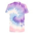 thumbnail image 4 of NoxwB Men's 3D Novelty Tie Dye Funny Graphic T-Shirts Regular Fit Lightweight Round Neck Short Sleeve Pullover Shirts Summer Casual Athletic Basic Tees Purple XXXL, 4 of 5