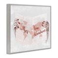 thumbnail image 2 of Stupell Industries Contemporary Yes to New Adventures Red Pink Gray Framed Giclee Art, 14 x 11, by Ziwei Li, 2 of 7