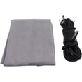 thumbnail image 2 of Tela de repuesto para silla, tela antigravedad para silla reclinable con cuerdas, accesorios para silla, silla elástica para patio reclinable (gris), 2 of 5