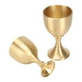 thumbnail image 4 of Cáliz vintage con acabado dorado, copas de vino pequeñas, decoración de mesa para fiesta, boda, graduación, aniversario, Navidad, 4 of 12