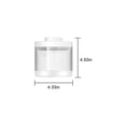 thumbnail image 3 of BAOPAI Push Button Storage Glass Jar Airtight Food Container for Kitchen Pantry Organization and Dry Goods Storage, 3 of 9