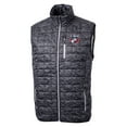 thumbnail image 2 of Men's Cutter & Buck Black FC Dallas Rainier PrimaLoft- Eco Insulated Printed Full-Zip Puffer Vest, 2 of 3