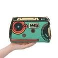 thumbnail image 4 of Gaeub Retro Pop Art Collage Printed Travel Cosmetic Bag,Makeup Bag, Large Capacity Toiletry Bag for Women, Portable Pouch Make Up Organizer with Zipper and Divider, 4 of 8