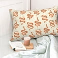 thumbnail image 4 of Honeii Hand Drawn Snake Print Pillow Cases,Plush Throw Pillow Covers,Decorative Pillowcase for Sofa, Couch, Living Room-20"x30", 4 of 6