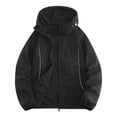 thumbnail image 2 of Kakii en's Color - Block Long - Sleeve Hooded Zip - Up Lightweight Sun Protection Jacket with Multiple Pockets, 2 of 9