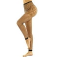 thumbnail image 3 of Aiihoo Women's Fishnet Pants Mesh Hollow See Through Stockings Leggings Trousers Underwear Black C One Size, 3 of 7