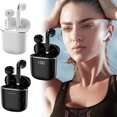 thumbnail image 1 of Auriculares Inalámbricos True, Auriculares bluetooth con pantalla de alimentación LED auriculares recargables auriculares con micrófono auriculares, adecuados para teléfonos móviles y computadoras, 1 of 3