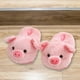 thumbnail image 4 of Pantuflas de animales de peluche para hombres y mujeres, pantuflas para interiores y exteriores, zapatos de casa antideslizantes de felpa suave, , Rosado Yinane Zapatillas de mujer, 4 of 8
