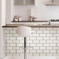 Peel and Stick Subway Tile Backsplash Tiles White & Off whitePeel