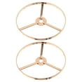 thumbnail image 1 of MLINS 2pcs Lamp Shade Holder Rings E27 Round Metal Craft Ring Support for DIY Drum Ceiling Lights Frame 13 CM, 1 of 9