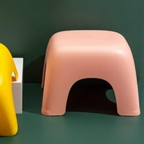 NICEXMAS Childs Stool Plastic Pink 1Set Load Bearing