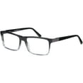 thumbnail image 3 of Phat Farm Men's HV713 Rectangular Prescription Eyeglasses with Case, Grey Crystal Gradient, 3 of 5
