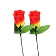 thumbnail image 2 of Wosthever 2 bolsas de decoración del hogar flores artificiales rosas simuladas para un toque romántico y tiene una alta adaptabilidad y ancho Decoración los ancianos, 2 of 6