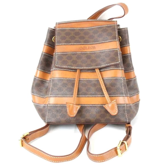 Pre-Owned CELINE Backpack / Daypack Leather Brown Women's