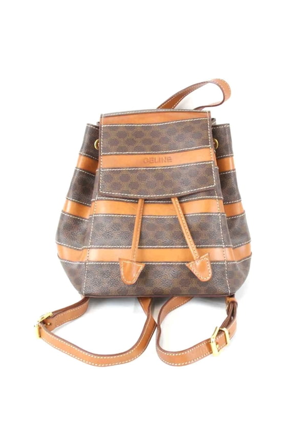 Pre-Owned CELINE Backpack / Daypack Leather Brown Women's (Fair)