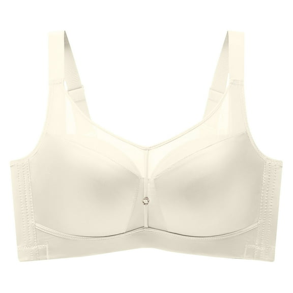 Ltctricy Women's Seamless Push up Bras Wireless Comfort Support Mesh Full Coverage Bralettes Soft Plus Size Bras