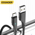 thumbnail image 1 of Essager USB a Type-C 3A Cable de carga rápida para Huawei Samsung Xiaomi (1m), 1 of 5