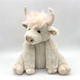 thumbnail image 3 of XIAHAO Cute Highland Cow Plush Toy with Sound, Posable 10" Realistic & Cute Stuffed Animal, Soft Jointed Scottish Cattle Doll for Birthday Christmas Festival Gifts (White No Sound), 3 of 8