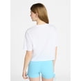 thumbnail image 3 of No Boundaries Boxy Cropped Graphic Tee, Women's XXS-XXL, 3 of 5