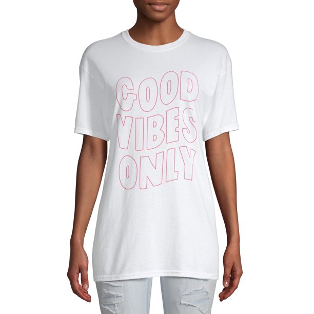 Style Club Juniors Good Vibes Only Graphic Short Sleeve T Shirt Walmart Com Walmart Com Style Club Juniors Good Vibes Only Graphic Short Sleeve T Shirt Walmart Com Walmart Com