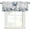 Gray, variant on Blue Crab Coastal Kitchen Valances for Windows, Beach Starfish Nautical Coral Vintage Bathroom Window Valances 42x12 Inch Rod Pocket Window Treatments Valance Curtains for Living Room Bedroom Decor