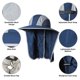 thumbnail image 5 of Sombrero para el sol de ala ancha con solapa para el cuello Hombres Mujeres UV, 5 of 8