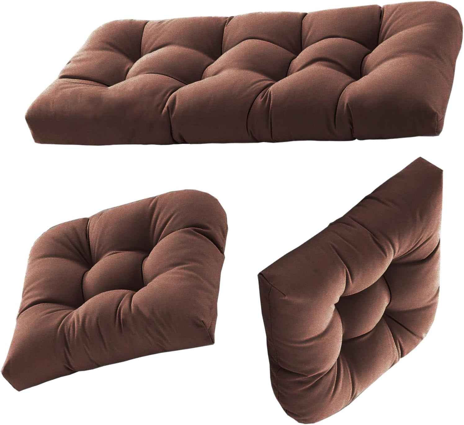 Wicker Chair Cushions for Outdoor Furniture Patio Loveseat Cushions Window Seat 19x19 Floor