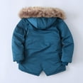 thumbnail image 2 of AAMILIFE Boy's Thick Cotton Padded Parka Jacket Hooded Fleece Coat, 2 of 7