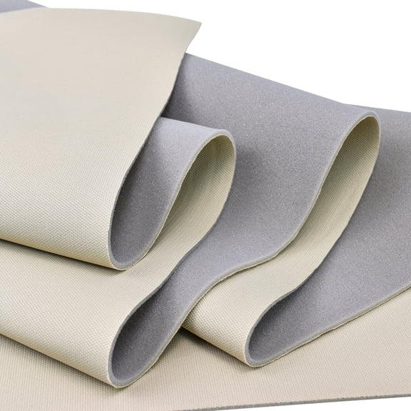 Hex Autoparts 108"x60" 3 Yards Flat Knit Headliner Fabric Foam Backed Material Beige for Auto Upholstery Panel Repair Replacement Renovation/Home DIY Repair Replacement 60inch Width