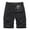 Mens Shorts Black, variant on Cargo Shorts for Women with Pockets Slim Straight Leg Drawstring Elastic Waist Casual Solid Color Relaxed Work Short Pants