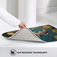 thumbnail image 3 of Koi Pond Lilies Front Door Mat, Indoor Mats for Bedroom Bathroom Kitchen, Floor Mat Non-Slip, Soft Carpet Floor Cover Machine Washable Entryway Mat - 20x31.5in, 3 of 5