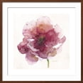 thumbnail image 2 of Art.com Watery Red Bloom 2 Art Print by Sandra Smith, Brown Frame Wall Art, 29" x 29", 2 of 5