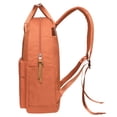 thumbnail image 3 of KAUKKO Mochila escolar unisex con compartimento para portátil de 10 pulgadas, mochila multifuncional para senderismo, viajes, camping, 13,2 L (naranja) KAUKKO KS07-Orange, 3 of 5