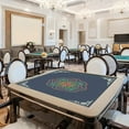 thumbnail image 4 of Herrnalise Mahjong Table Mat,28"x28" Anti-Slip Thickened Mahjong Table Cover,Noise Reduction Mahjong Mat,Soft & Wear-Resistant Mahjong Accessories Tablecloth for Poker Card Board & Tile Games, 4 of 9