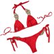 thumbnail image 1 of Conjunto de bikini sólido con estilo para mujer, traje de baño de dos piezas, traje de baño sólido, ropa de playa OAVQHLG3B Store  lin121212, 1 of 4
