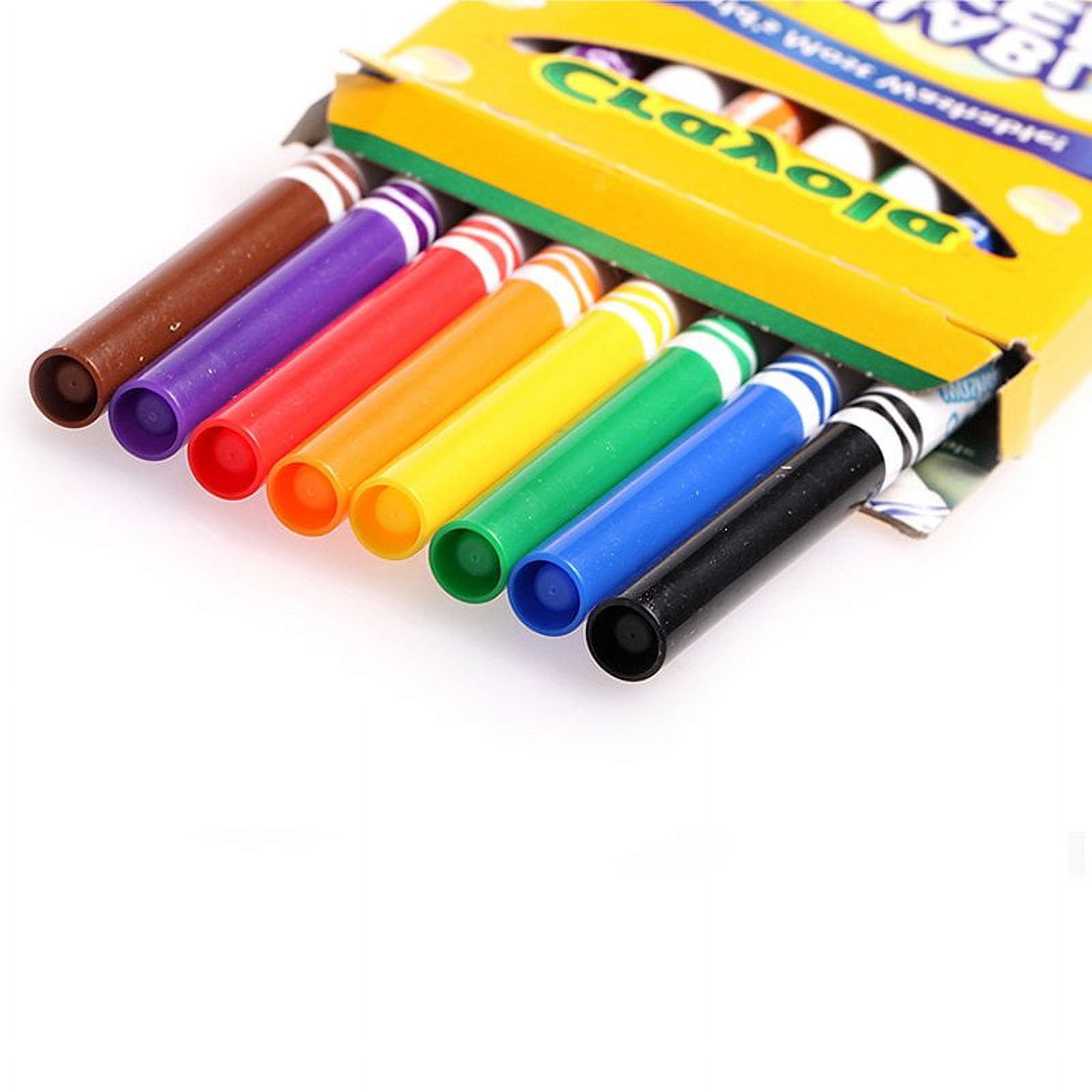 Crayola Washable Markers, Fine Point, Classic Colors, 8 Count - image 5 of 5